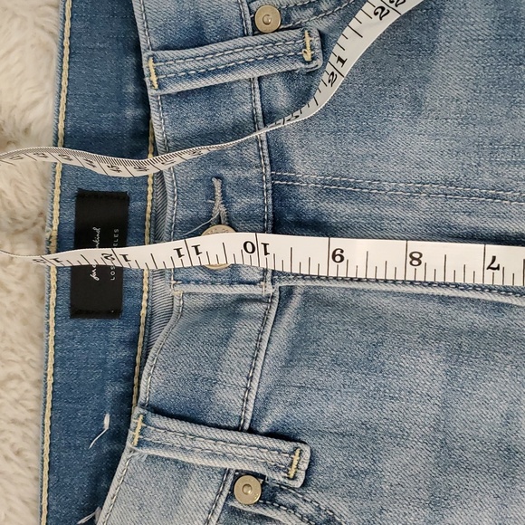 7 For All Mankind High Waisted Cropped Skinny 28 - Picture 5 of 13